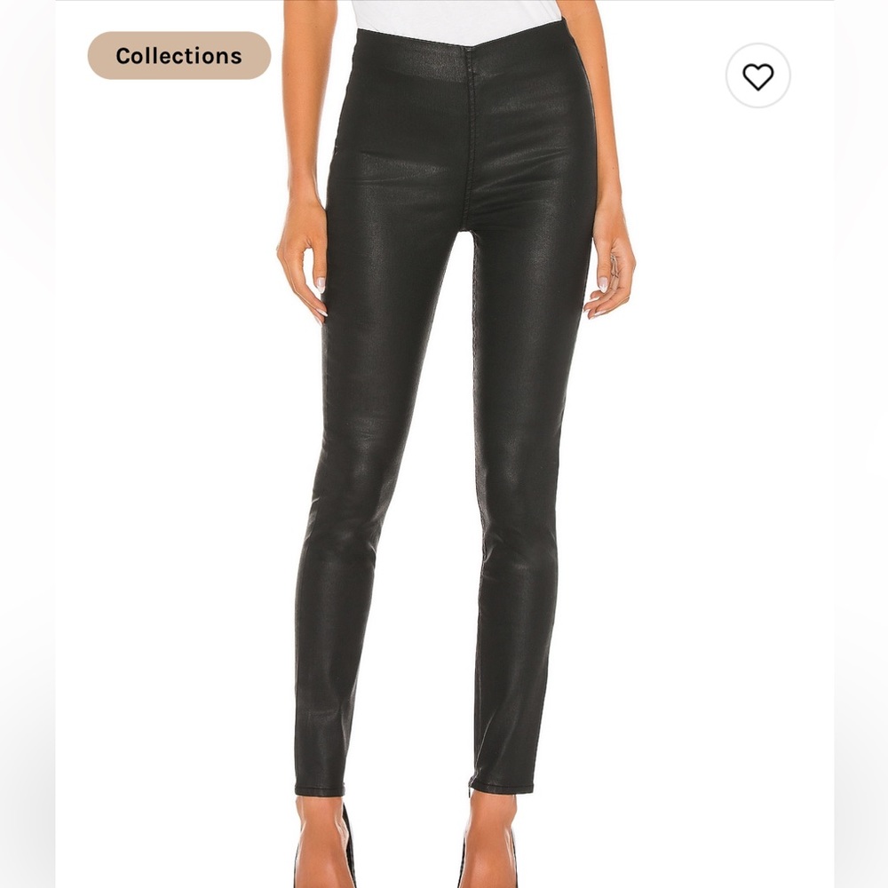 Rag & Bone Nina High Rise Pull On Black Jeans - Size Large